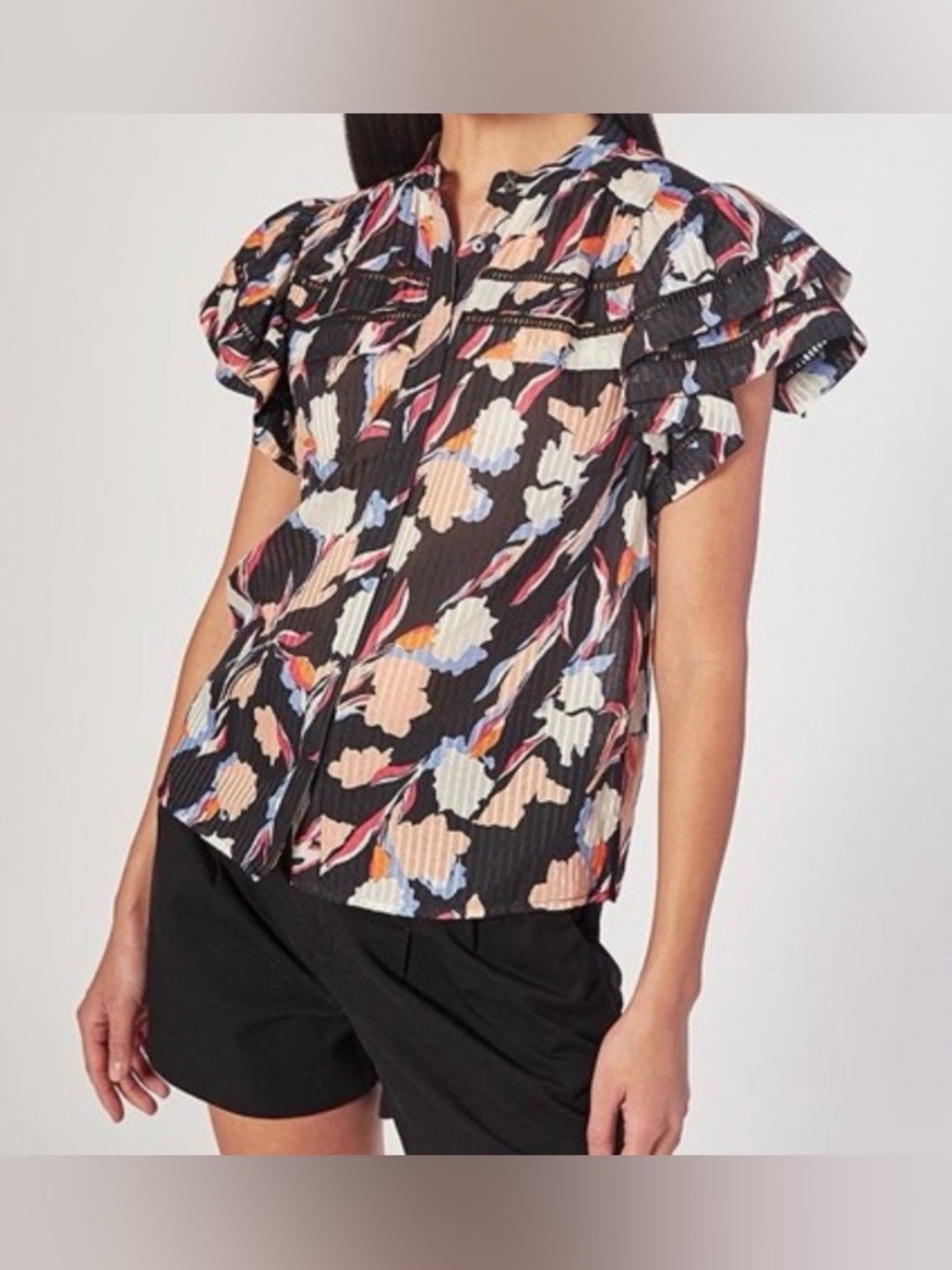 Joie Huxlee Button Down Blouse